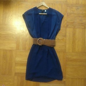 Navy blue casual dress
